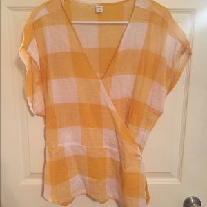 Old Navy Short Sleeve Wrap Top